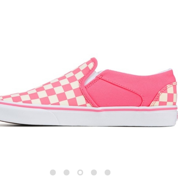 strawberry checkered vans